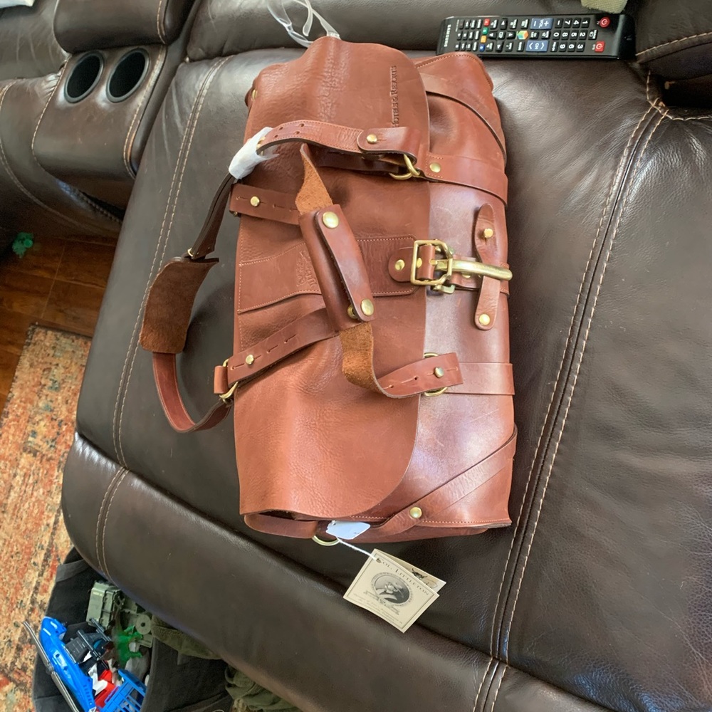 Col.Littleton authentic leather bag. - Picture 5 of 6